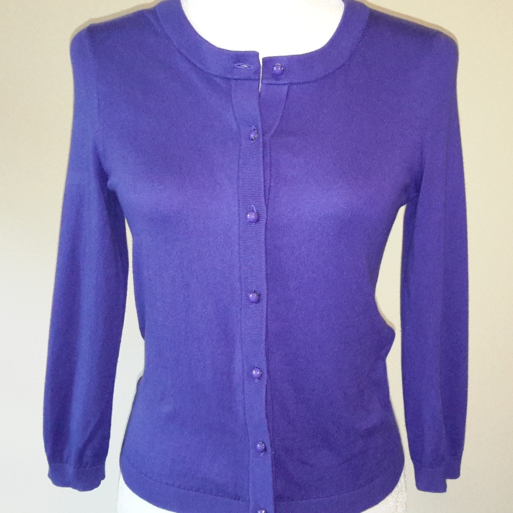 Kate Spade Cardigan Purple S